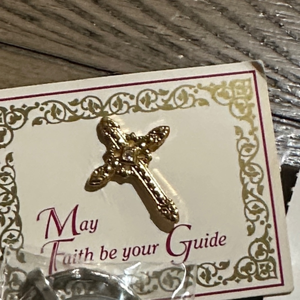 Inspirational Jewelry Set with Cross and Pins NWT pick your set  unisex
